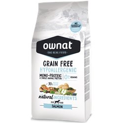 OWNAT HYPOALLERGENIQUE GRAIN FREE SAUMON 14 KG